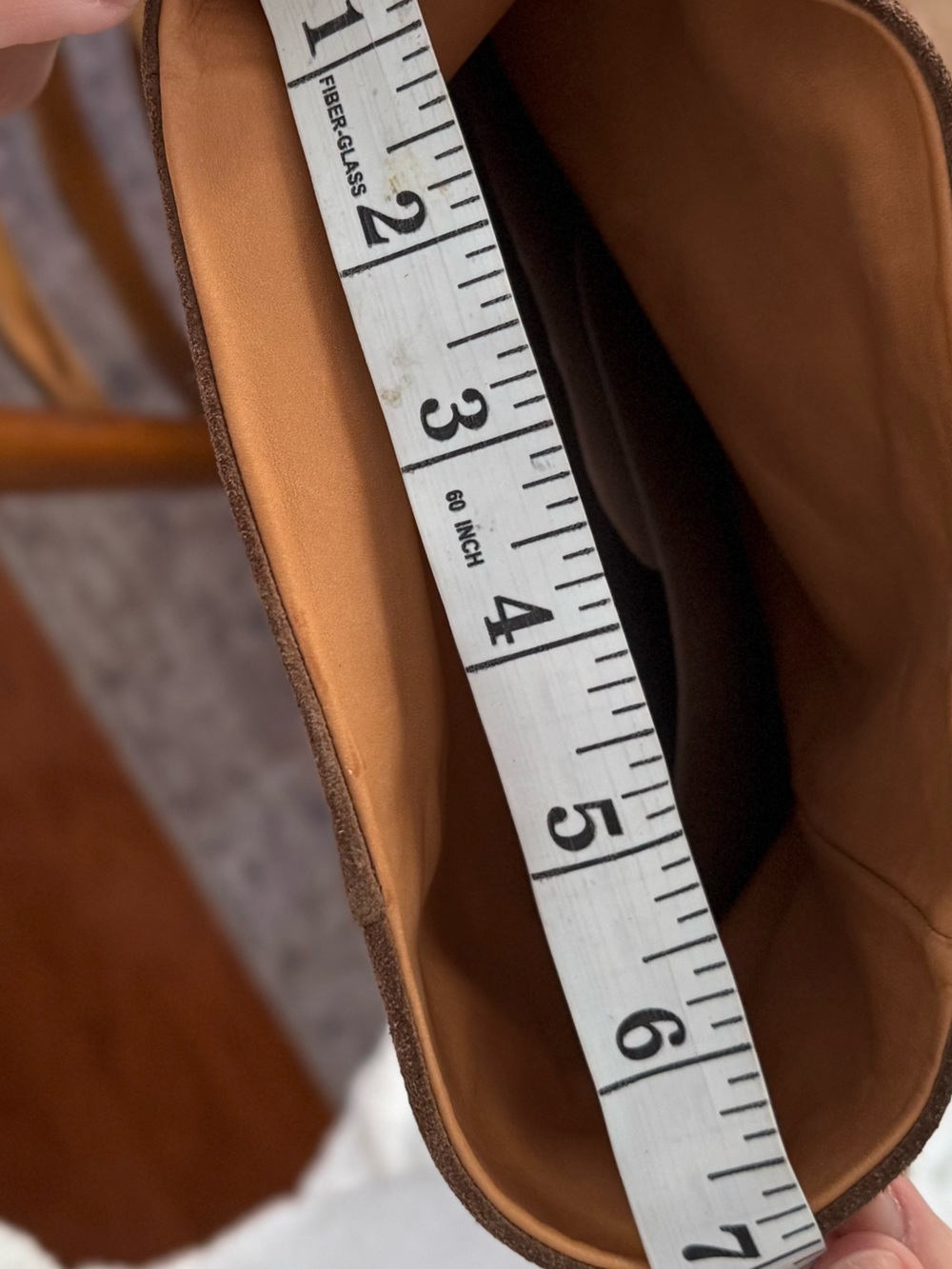 NEW Sezane Anaelle Thigh High Boots Taupe - Size 7 - Picture 8 of 9